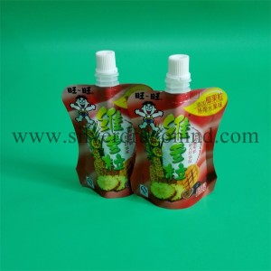 Self-Standing Pouch with Spout for Drinks