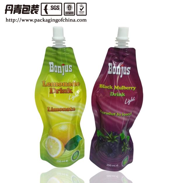 250ml Stand up Pouch China Heat Seal Bag Juice Packaging