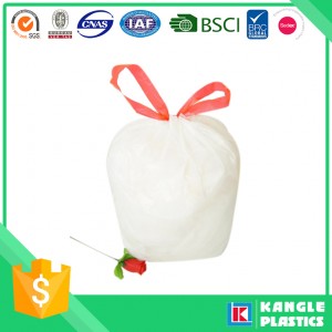 Plastic Disposable Drawstring Bag for Garbage