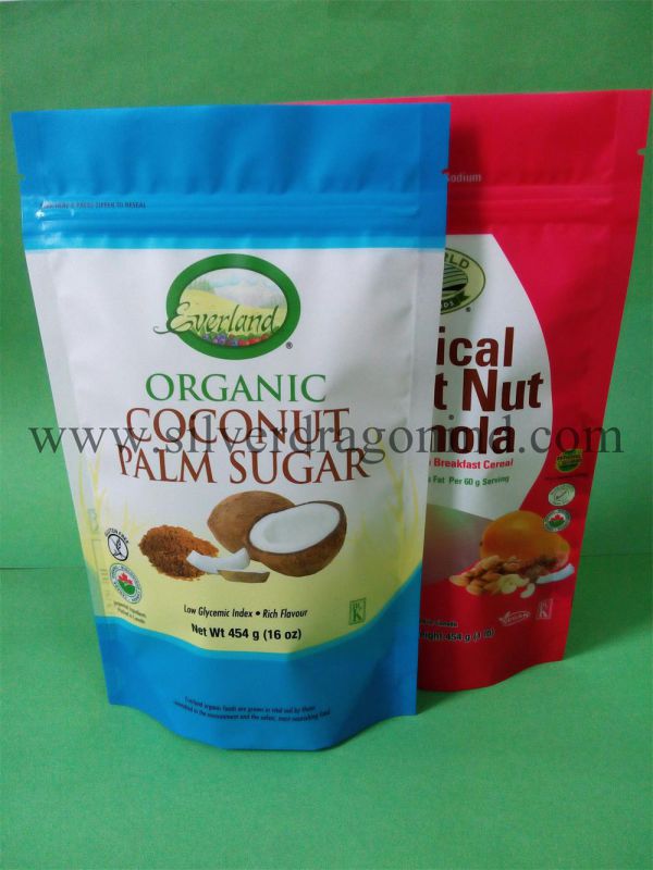 Printed Stand up Food Bag with Zipper and Window