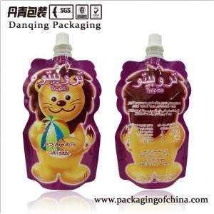 Danqing Unique Shaped Pouch, Custom Drink Doypack