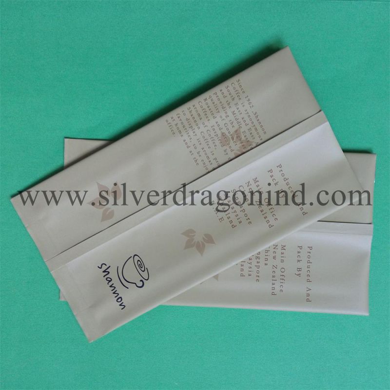 Middle Sealing Coffee Packing Bag with Side Gusset
