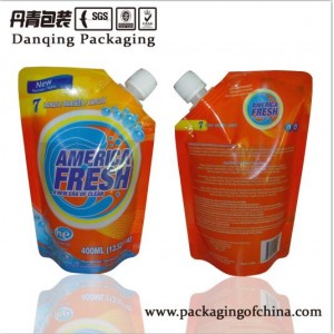 Top Quality Cleaner Packaging Bags Corner Nozzle Packaging