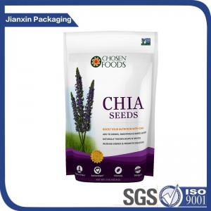 Customized Design Printed Plastic Food Packaging Bag