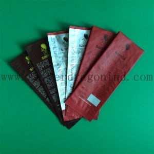 250g Matte Finishing Plastic Bag for Coffee Packaging