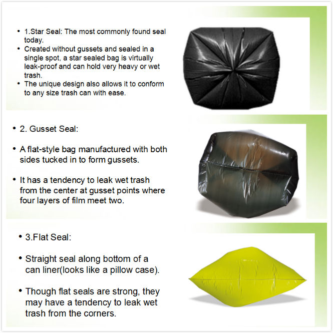 Plastic Multi Color Biodegradable Heavy Duty Strong Garbage Bag