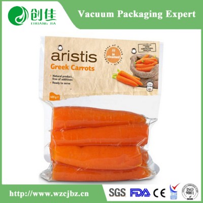 3 Side Seal Cooked Plastic Packaging Food Vacuum Storage Bag