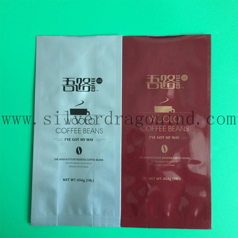 FDA Approved Coffee Pouch with Valve and Side Gusset