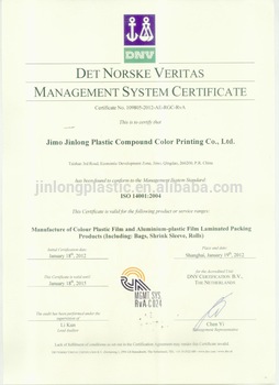 Colorful Printing Wholesale Multi-Layer Laminated Plastic Packaging Bag