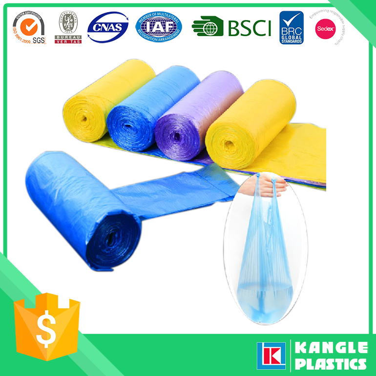 HDPE C Fold Plastic Garbage Bag on Roll