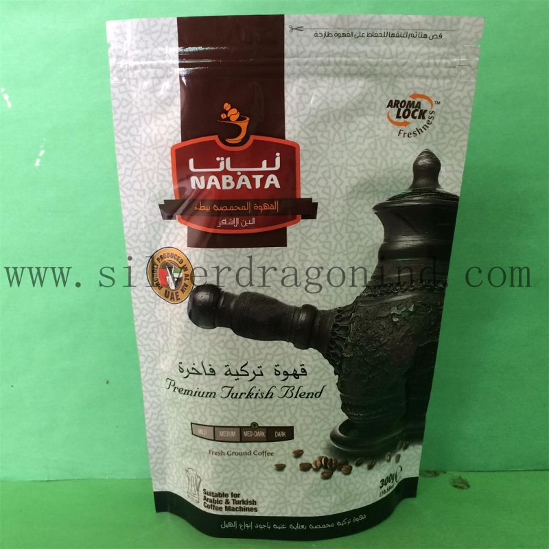 Colorful Coffee Packing Bag with Tie and Valve