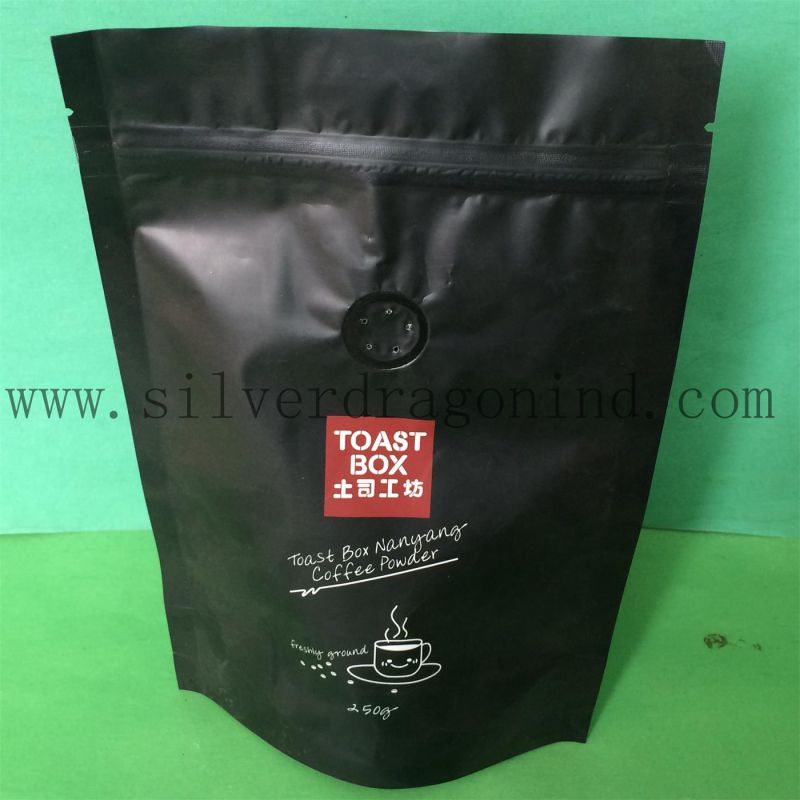 FDA Approved Plastic Bag for Coffee Packing Without Valve