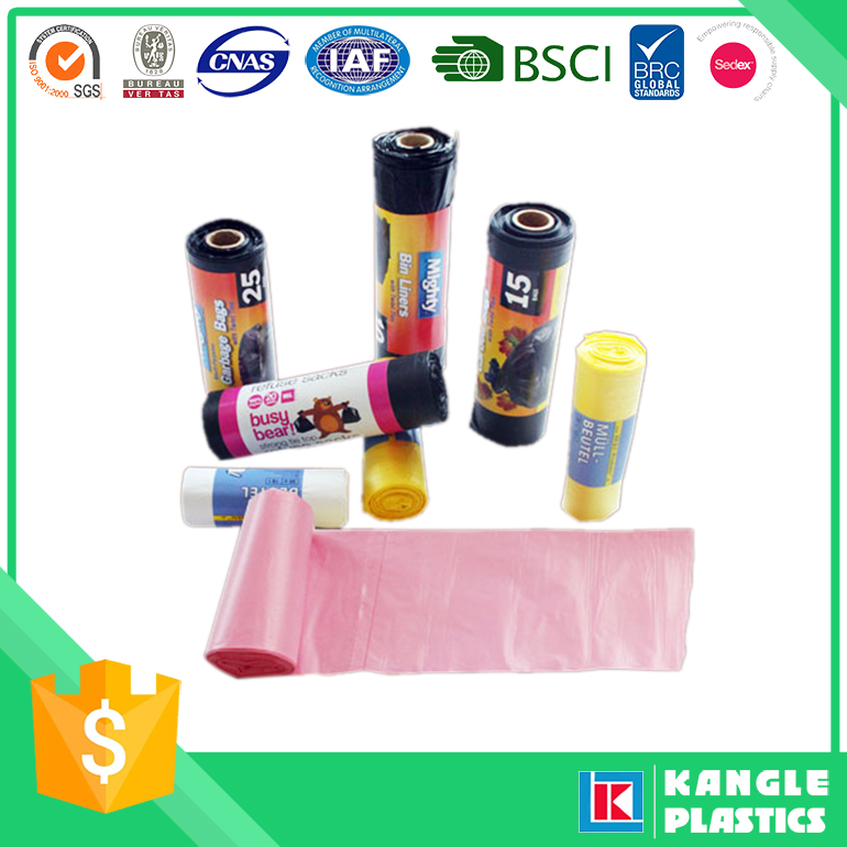 Extremely Strong Heavy Duty Colorful Waste Bin Liners