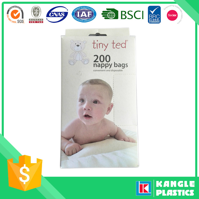 Plastic Scented Disposable Nappy Bag