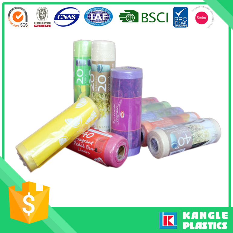 Extremely Strong Heavy Duty Colorful Waste Bin Liners