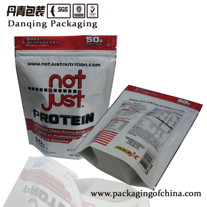 Food Plastic Packaging Pouch with Top Zipper