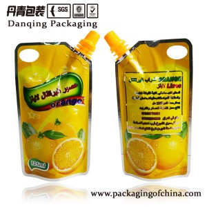 Stand up Pouches Juice Packaging Beverage Bag Dq181