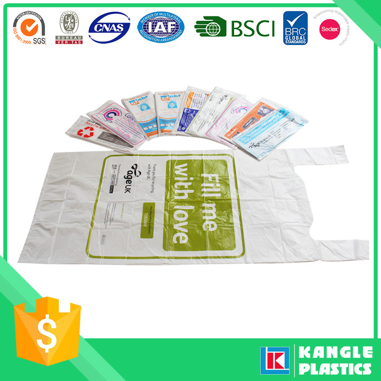HDPE Printed Charity Bags for Sale