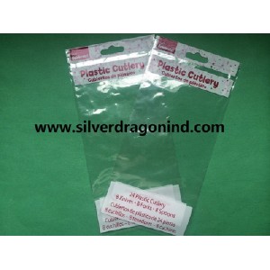 BOPP Plastic Bag with Plastic Cutlery