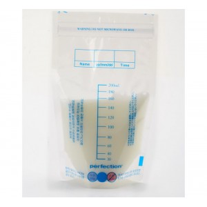 8oz Pre-Sterilizing Breastmilk Storage Bags with Your Brand