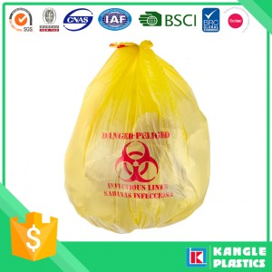Biohazards Medical Waste Yellow Bags for Hospital