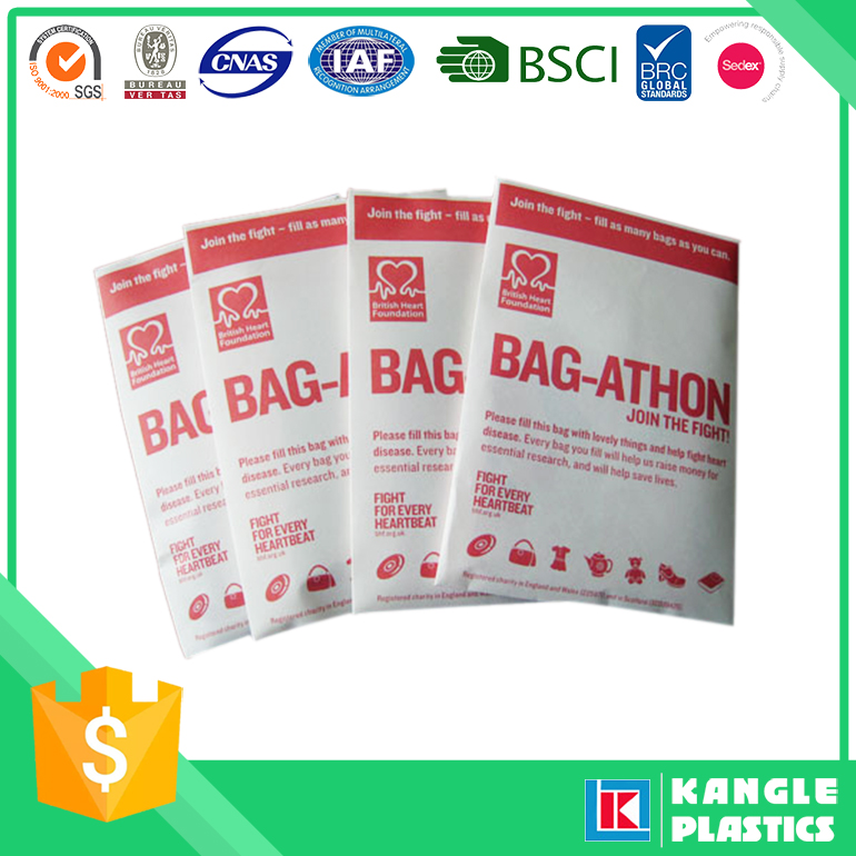 Cheap Factory Price HDPE Donation Bag