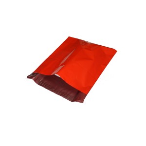 HDPE Carrier Express Printed Red Poly Bags