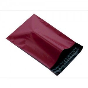 Dark Red Customizable Postage Mailing Bag