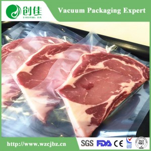 Food Packaging PA PE Barrier Vacuum Plastic Bag