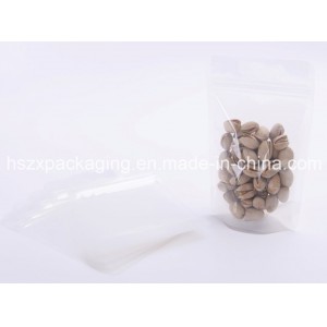 Matt White Plastic Aluminum Foil Packaging Bag with Valve
