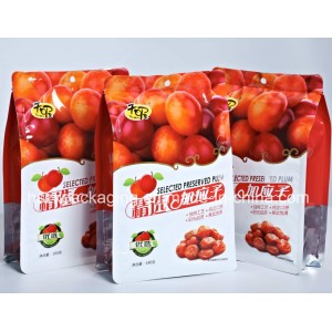 Aluminum Plastic Stand up Food Packaging Gusset Bag