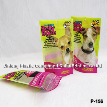 Plastic Pet Food Bag with Zipper