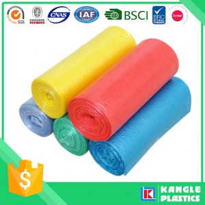 Hot Sale High Density Polyethylene Colorful Garbage Bag