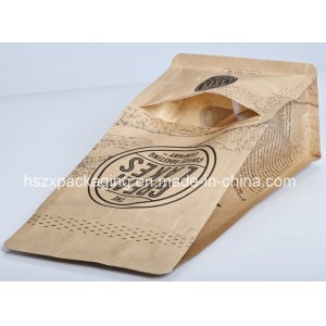 4-Side Sealing Packaging Snack Food Coffee Paper Bag