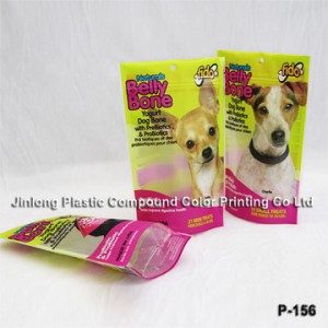 Plastic Pet Food Bag with Zipper