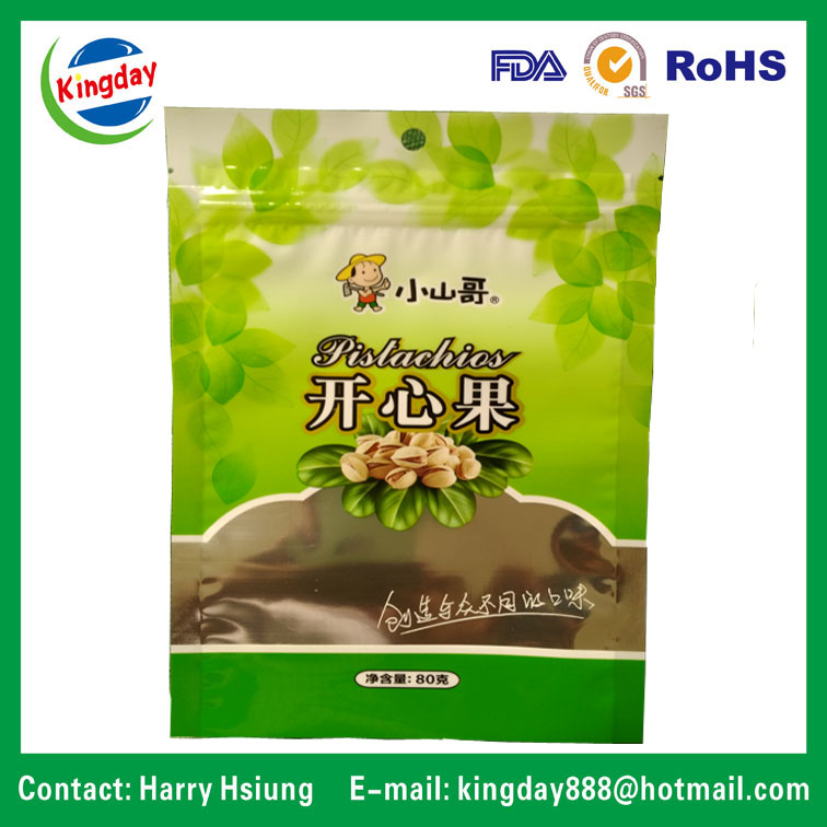 Standup Ziplock Food Packaging Bag, Peanut, Nuts, Melon Seeds.