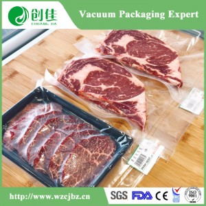 PA PE Coex Vacuum Clear Plastic Food Packaging Bag