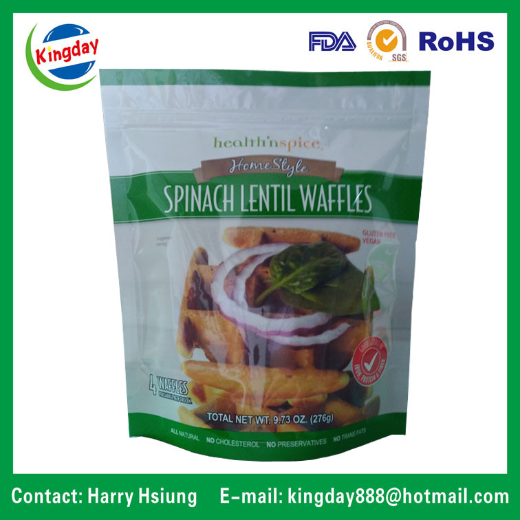 Standup Ziplock Packaging Bag for Dry Food