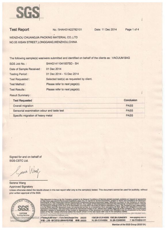PA/CPP High Temperature Retort Pouch