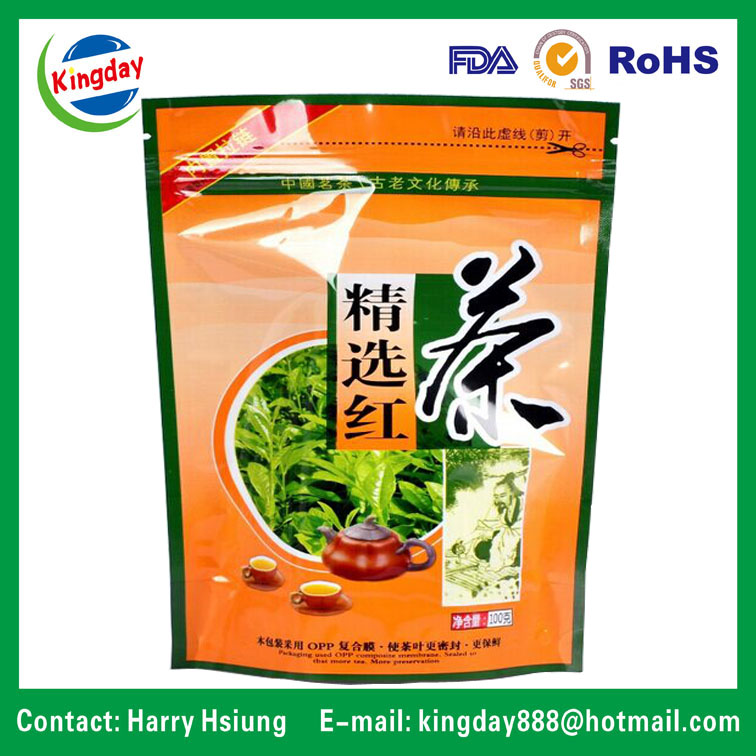 Aluminum Foil Tea Bag Tea Bag with Ziplock