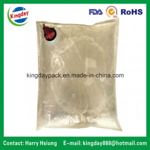 Clear/Metallic Bag in Box with Spout for Filling Pure Water