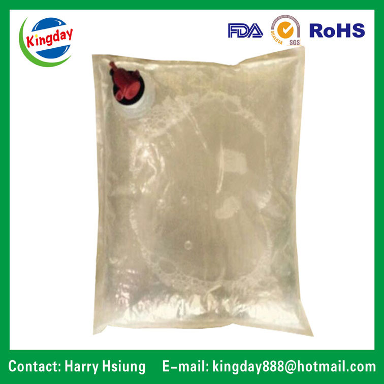 Clear Bag with Cap Filling Edible Oil