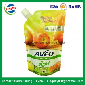 All Kinds of Flavour Standup Spout Pouch for Juice or Laundry Detergent