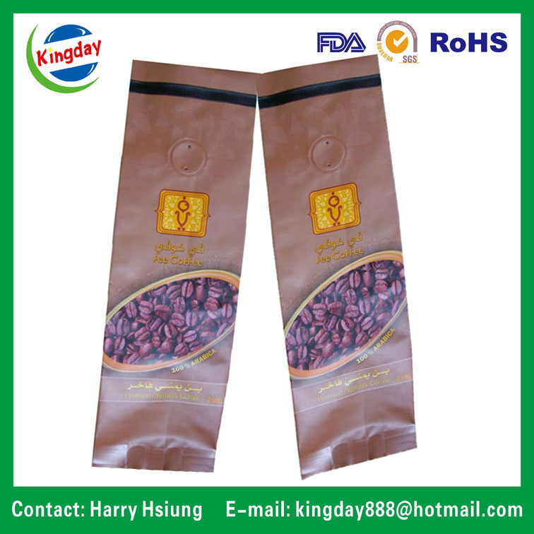 907g Aluminum Foil Coffee Bag with Valve & Tin-Tae