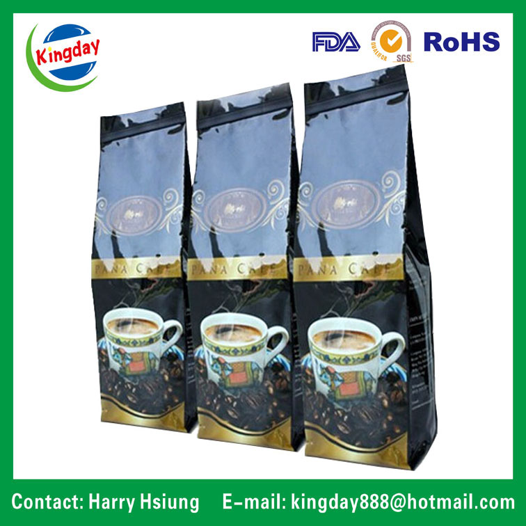 Flat Bottom Coffee Bag with Valve & Tin-Tae