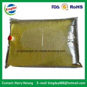 Clear Bag with Cap Filling Edible Oil
