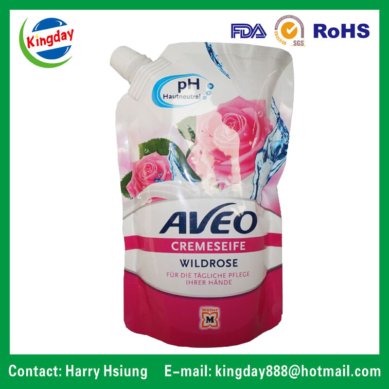 All Kinds of Flavour Standup Spout Pouch for Juice or Laundry Detergent