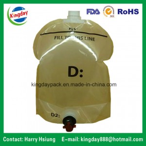 Clear Bag in Box with Spout/Cap for Oil