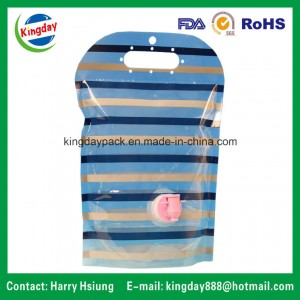 Wine Bag in Box with Spout &amp;amp; Carrier Handle