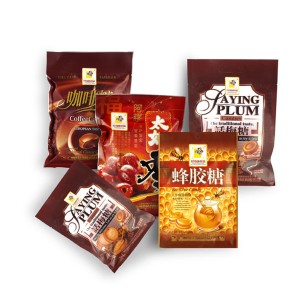 3 Sides Sealed Food Candy Packaging Bag